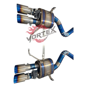 Tubo de Escape de Alto Flujo Vortex 304 de Acero Inoxidable para BMW M5 F90 4.4T V8 2018-2024 con Protector Térmico Sin Advertencia CEL - Product Image 4