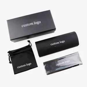 OEM Supplier eyeglass caes bags box spectacle leather metal case for glasses