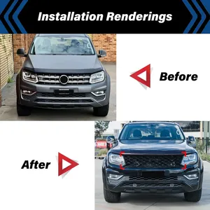 Grilles de pare-chocs avant StarNav pour voitures 2015-2019, couvercle de grille en maille pour prise d'air de spoiler, garniture de kit carrosserie - Product Image 6