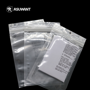 Zipper Bag Biodegradable Zipper Bag 3 Side Heat Seal Clear Transparent Compostable PLA Biodegradable Zipper Recycle Plastic Bag
