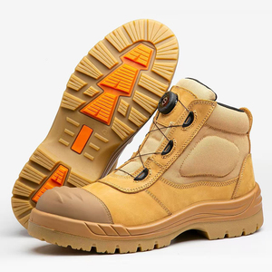 Bottes de travail tactiques SFA3 beige Chelsea avec protection anti-perforation, vente en gros en vrac, MOQ - Product Image 5