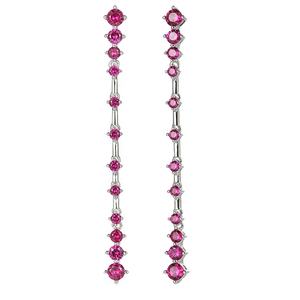 أقراط نسائية من الفضة الإسترلينية 925, أقراط نسائية فاخرة من الفضة الإسترلينية 2021 مزينة بأحجار الزركونيا المكعبة ، مزينة بأحجار الزركونيا المكعبة - Product Image 1