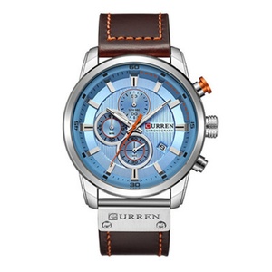Reloj de Hombre Oem Odm Curren 8291, Acepta Logotipo Personalizado, Correa de Cuero, Calendario, Esfera Grande, Multifuncional, Resistente al Agua - Product Image 2