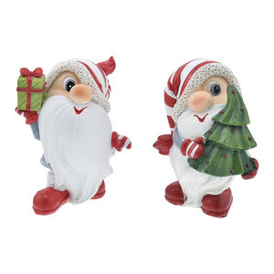 Decorazione Gnomo Rosso 8x6x10,5cm Assortito - Product Image 1