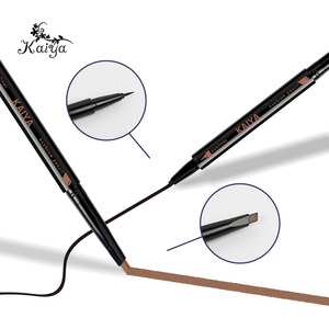 <span class=keywords><strong>Crayon</strong></span> à <span class=keywords><strong>sourcils</strong></span> noir 2 en 1, imperméable à la sueur, liquide, maquillage, Eye-Liner à Double extrémité, personnalisé - Product Image 3