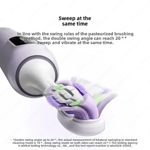 Spazzolino Elettrico Sonico MIJIA <span class=keywords><strong>Pro</strong></span> con Riconoscimento Intelligente della Superficie Dentale, Display Digitale, Impermeabile IPX8 - Product Image 5