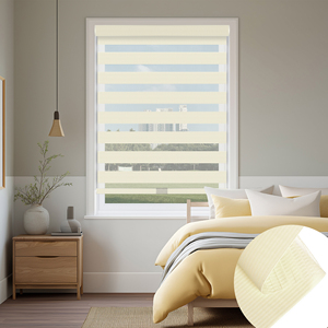 SAMADHI Manual Cordless Zebra Blinds <b>Window</b> <b>Shade</b> Motorized Blinds Zebra <b>Shades</b> for Office - Product Image 1
