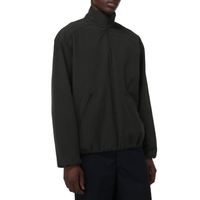 Veste pour homme avec logo personnalisé OEM Veste pour entraîneur à col montant doublée en toile lourde avec poches cargo Veste de travail de créateur pour homme