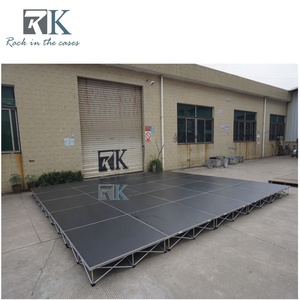 Adjustable Removable Moving Aluminum Folding Rectangle Portable Event Modular Assembling <b>Stage</b> <b>Platform</b> <b>Stage</b> - Product Image 3