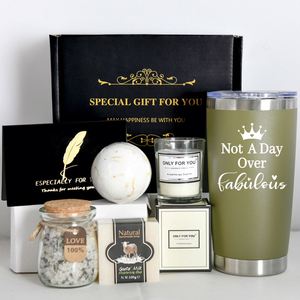 Juego de Regalo de Jabón Artesanal, Bolas de Sal de Baño y Velas en Vasos con Impresión UV, Artículos Promocionales de Oficina para Navidad, Día de la Tierra - Product Image 5