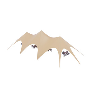 Carpa Trigone Tipo V con Estacas, Estructura de Aleación de Aluminio, Tela Oxford Impermeable, para Bodas y Fiestas, Uso en Exteriores de Verano - Product Image 5