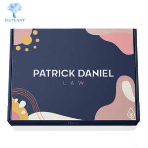 Boîte d'emballage en papier ondulé pour vêtements, personnalisable avec logo, pliable, imprimée, en matériau écologique - Product Image 3