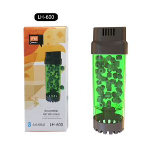 QANVEE Lit fluidisé rectangulaire en plastique 500L Volume Accessoire d'aquarium pour salon avec matériau filtrant K1 Boîte de filtre Emballage - Product Image 3