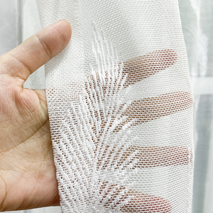 Rouleau d'ombrage en dentelle, 10 pieds ifr, tulle brodé turc, <span class=keywords><strong>organza</strong></span> polyester voile <span class=keywords><strong>blanc</strong></span>, rideau en tissu transparent - Product Image 5