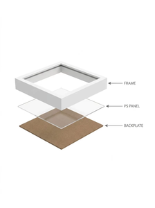 กล่องโชว์แบบ Shadow Box ทำจาก MDF คุณภาพดี เป็นมิตรกับสิ่งแวดล้อม ราคาโรงงาน พร้อมพิมพ์ UV สำหรับงานศิลปะดอกไม้แห้งติดผนัง ขนาด 8x8 <span class=keywords><strong>12x12</strong></span> - Product Image 6