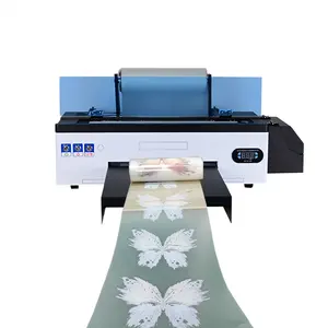 Penjualan Laris Terbaru Impresor DTF 30CM DX5 L1800 R1390 Head Roll untuk Roll Pet Film Tekstil Printer untuk Pencetakan Kain