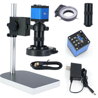 SANQTID TD-10M720P 130X Continuous Zoom Mobile Phone PCB Watch Repair HDMI/VGA Industrial Magnifier Digital Electron Microscope