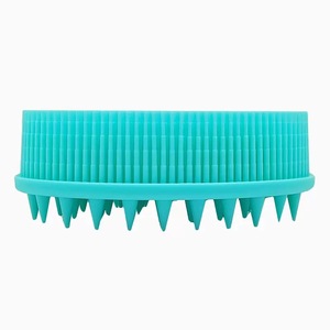 New Arrival 2 in 1 Silicone Exfoliating <b>Shower</b> <b>Brush</b> Body Wash Hair Shampoo Bath <b>Brush</b> Silicone Body Scrubber - Product Image 4