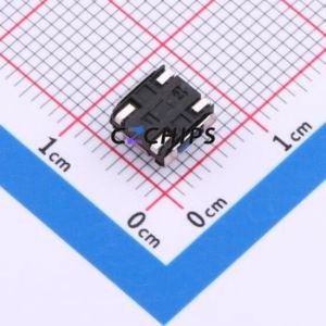 TS-1047-A38B2-D2 Tactile Switch SMD,6.2x6.4mm Switch Single Pole Single Throw Round Button 1.8N Vertical Mount - Product Image 2