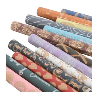 China Wholesale Luxury Custom Printed Bouquet Gift Wrapping Paper Flower Wrapping Paper Roll For Packaging
