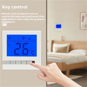 Nhà Máy Trực Tiếp Treo Tường Wifi LCD HD Nhiệt Điều Khiển Chính Xác Cho Hệ Thống HVAC Trung Tâm Điều Hòa Không Khí Đặc Biệt Cuộn Dây Quạt - Product Image 4