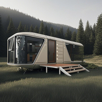 Capsule de camping design moderne et luxueux Maisons préfabriquées Capsule House Space Capsule avec système intelligent