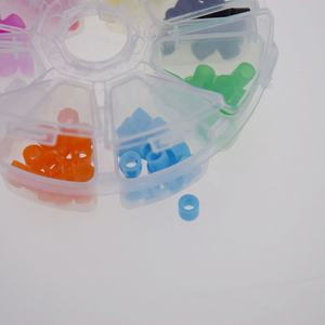 160 Peças de Anéis de Identificação de Instrumentos Dentais de <span class=keywords><strong>Silicone</strong></span> Autoclaváveis, Círculos Coloridos para Ferramentas de Odontologia - Product Image 5