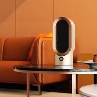 Petite tour de bureau intelligente portable à usage intérieur Air chaud radiateur soufflant électrique avec affichage pour chambre à coucher bureau à domicile