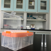 Embouts de pipette en plastique de laboratoire IKEME 10ul 100ul 200ul 5ml 10ml Embouts de micropipette jetables Embouts de pipette en plastique jaune