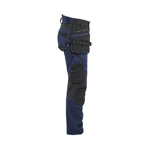 BLAKLADER - 717011498699C46 Pantalones artesanos de mujer en elástico de 2 vías Azul marino oscuro/Negro-PANTALÓN DE TRABAJO EAN 7330509952351 - Product Image 5