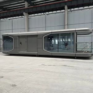 Panel sándwich hecho con cápsula espacial de fácil instalación para casa móvil prefabricada de lujo personalizada para hotel, centro comercial, edificio de oficinas - Product Image 3