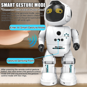 Gesture dual-<b>control</b> programming singing and dancing robot 2.4G <b>Rc</b> one-click demonstration intelligent robot toy - Product Image 3