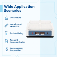 Agitateur de microplaques VISIONMED SH-P4 pour culture cellulaire et plaques à puits profonds 200~1500 tr/min