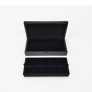 <span class=keywords><strong>Caja</strong></span> de Almacenamiento de Bolsas de Café y Té de Madera <span class=keywords><strong>MDF</strong></span> Hecha a Mano, Ecológica y Personalizada, con Bandeja Extraíble <span class=keywords><strong>para</strong></span> Empaque de Regalos - Product Image 1