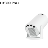 Android 11,0 Native 720P 170 Lumens HY300 Pro + Proyector Quad Core Arm Cortex-A53 Ultra Short Throw con doble banda WIFI6 BT5.4