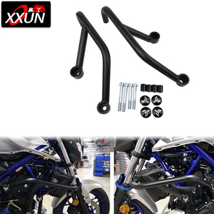 XXUN accesorios de la motocicleta Crash Bar marco Protector parachoques para <span class=keywords><strong>Yamaha</strong></span> MT03 MT25 2015, 2016, 2017, <span class=keywords><strong>2018</strong></span>, 2019, 2020, 2021 - Product Image 1