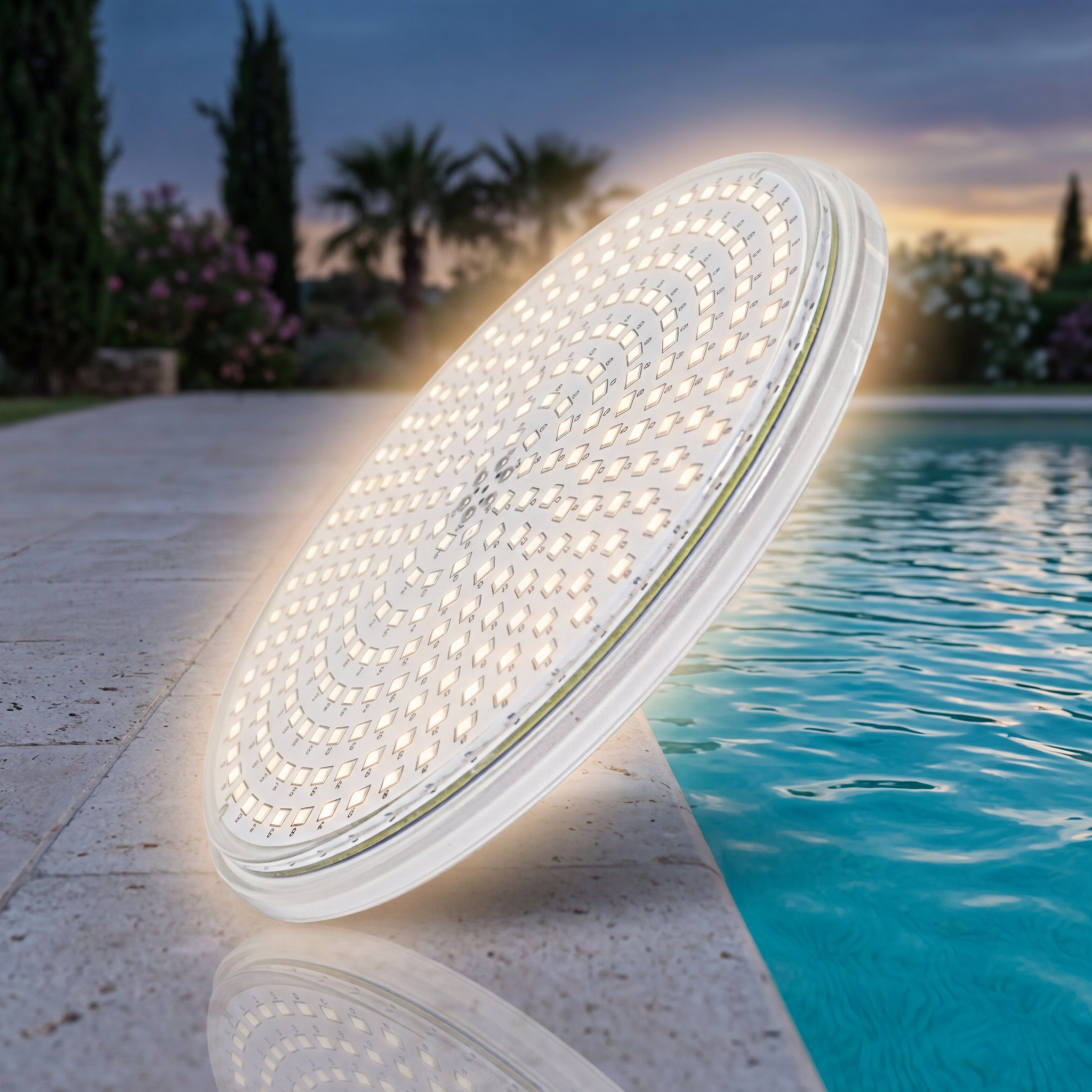 SL Waterproof IP68 LED Pool Light 12V ABS for Hotel Use 5000K Daylight Dimmable