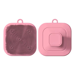 Cepillo de Ducha de Silicona de Doble Cara con Logotipo Personalizado, Fácil Agarre, Antideslizante, Portátil, Colgable, de Secado Rápido - Product Image 1