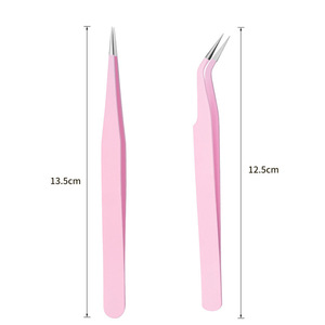 Eyelash Extension Tweezers Stainless Steel Precision Tips For Lash Artists And Beauty Tools - Product Image 4