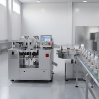 Machine d'emballage rotative Doypack GDS300B-04 pour sachets de pâtisserie, pompe à piston automatique 35 sachets/min, pour usine de snacks et confiseries