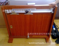 Amortisseur de porte coulissante hydraulique, rotatif, en plastique, avec support d'engrenage