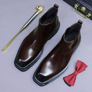 High-quality Designer Genuine Leather Lace-up Toe Thick-soled Men's Office Career Polka Dot Pattern Anti-Slip Breathable - Product Image 6