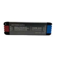 Alimentation LED YUXIANG 110-265V AC 24V 4.16A 100W, efficacité 88%, protection contre les courts-circuits et les surintensités, usage commercial