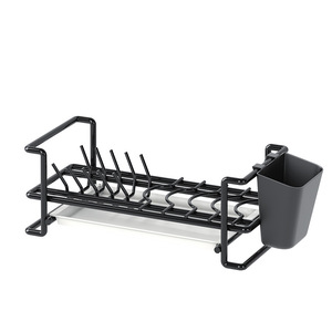 <span class=keywords><strong>Escurridor</strong></span> <span class=keywords><strong>de</strong></span> <span class=keywords><strong>Platos</strong></span> Independiente Sin Instalación, Organizador <span class=keywords><strong>de</strong></span> Almacenamiento <span class=keywords><strong>de</strong></span> <span class=keywords><strong>Platos</strong></span> y Tazones Extraíble para Cocina, Estante para Gabinete - Product Image 1