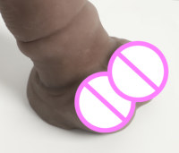 Dildo realista de TPE impermeable con ventosa para masturbación femenina, longitud insertable de 7.1 pulgadas, para una experiencia especial y sensual.