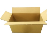 Boîte de papier kraft en carton ondulé avec tampon en feuille d'or gaufrage stratification mate/brillante vernis UV emballage multi-manutention
