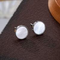 Boucles d'oreilles coeur en acier inoxydable 316L plaqué or 18k Boucles d'oreilles mode pour femmes sans ternissement