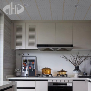 Paneles de Plástico Blancos y Dorados, Plafón, Encuentra el Precio del Panel, Resistente al Calor, Impermeable, Falso Techo 3D de PVC, Pared - Product Image 5