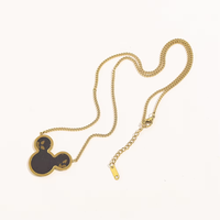 Parure de bijoux de marque de créateur en acier inoxydable 18K, style luxe léger vintage, plaqué or, boucles d'oreilles, collier, bracelet, pour mariages et soirées, avec perles