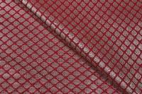 Tissu brocart élégant, brillant, écologique, respirant et léger en maille tricotée 100 % polyester, motif floral abstrait, ethnique pour filles